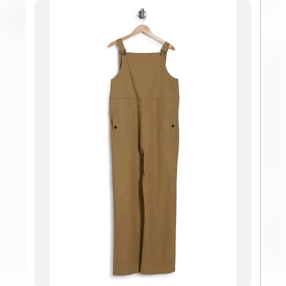 SALVATORE FERRAGAMO Cotton Linen Blend Overalls Size 8 (50) NWT